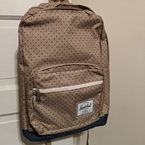 Herschel Supply Co Pop Quiz Backpack - Tan Polka Dots